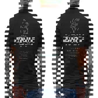 Bodhi's Surf Shop Bells Beach Australia Since 1991 Men's T-shirt Back Print | Mazezy