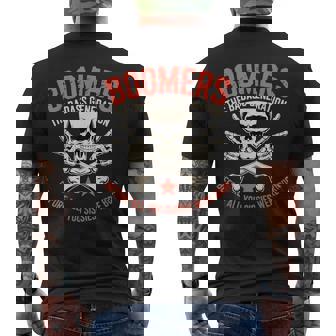 Boomers Die Badass-Generation Bevor Weicheier Geboren Wurdenchädel T-Shirt mit Rückendruck - Seseable