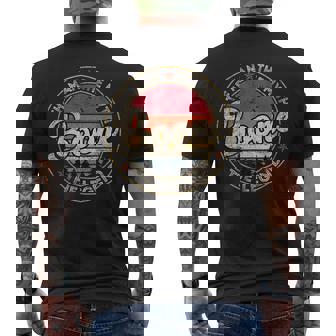 Boone The Man The Myth The Legend Personalized Name Men's T-shirt Back Print | Mazezy