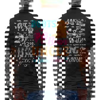 Boots Or Bows Uncle Loves You Gender Reveal Family Men's T-shirt Back Print - Monsterry