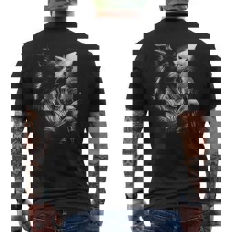 Border Collie Cantante Cantante Cantante Amante De Los Perros Camiseta Hombre Estampado Espalda - Regaloses