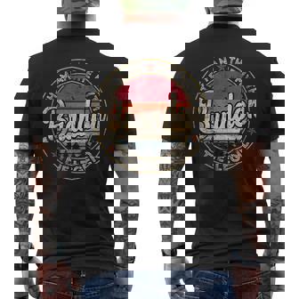 Brandon The Man The Myth The Legend Personalized Name Men's T-shirt Back Print - Thegiftio