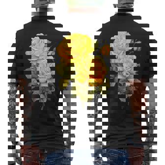 Bright And Colorful Flowers Men's T-shirt Back Print | Seseable FR