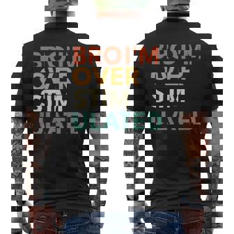 Bro I'm Overstimulated Neurodiverse Autism Adhd Boys Men's T-shirt Back Print | Seseable UK