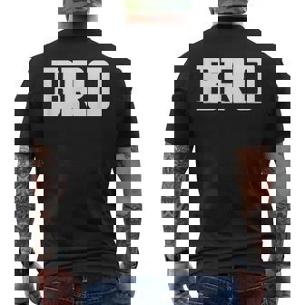 Bro Retro Estilointage Camiseta Hombre Estampado Espalda - Regaloses