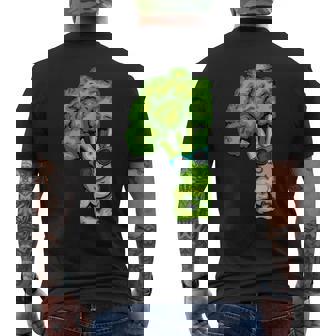 Broccoli Lover Healthy Vegetables Gym Fitness Bodybuilding Men's T-shirt Back Print | Mazezy