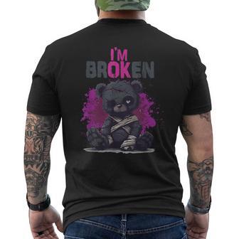 Im Broken T Im Broken Men's T-shirt Back Print - Thegiftio UK