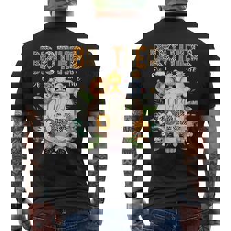 Brother Of The Wild One 1St Birthday Safari Jungle Animal Men's T-shirt Back Print - Monsterry