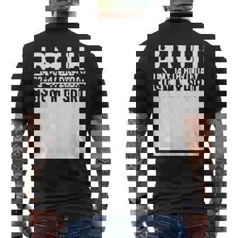 Bruh It's My 14Th Birthday Sign My 14 Year Old Men's T-shirt Back Print | Seseable CA