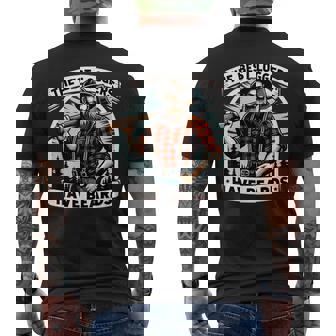 Bûcheron Barbu Pour Abattage De Bûcheron En Plein Air T-shirt imprimé au dos - Cadeauxyz