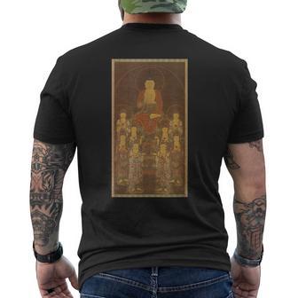 Buda Amitabha Amita Y Los Ocho Grandes Bodhisattvas Camiseta Hombre Estampado Espalda - Regaloses