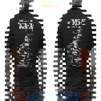 This Is Bullshit Cow Toilet Humor Men's T-shirt Back Print | Seseable FR