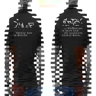 Burpee Definition Divertido Regalo De Entrenamiento Camiseta Hombre Estampado Espalda - Regaloses