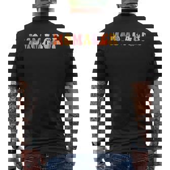 Business Manager Mom Entreprenuership Boss Lady Momager Men's Back Print T-Shirt | Mazezy