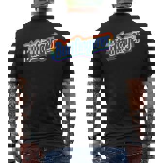 Buttfingerer Meme Hilarious Lgbtq Gay Pride Men Men's T-shirt Back Print - Monsterry