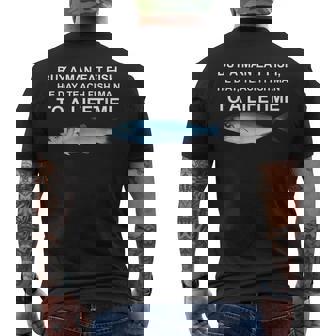 Buy A Man Eat Fish He Day Teach Fish Man To A Life Time Men Men's T-shirt Back Print | Seseable CA