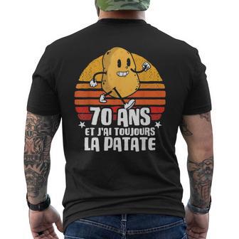 Cadeau Anniv 70 Ans Déco Anniversaire 70 Ans La Patate T-shirt imprimé au dos - Cadeauxyz