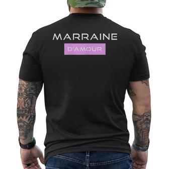 Cadeau Marraine Original Drole Anniversaire Marraine D'amour T-shirt imprimé au dos - Cadeauxyz