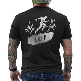 Cadeauupporter Lille Foot Lillois T-shirt imprimé au dos - Cadeauxyz