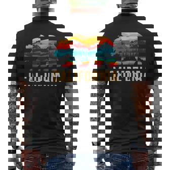 California Bear State Men's T-shirt Back Print - Thegiftio