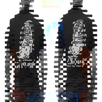 Cam Skattebo Skatte-Boo Ghost Halloween Skatte Boo Men's T-shirt Back Print | Mazezy