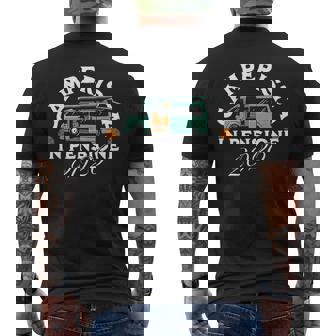 Camperista In Pensione 2026 Regalo Pensionato Amante Camper T-shirt da uomo con stampa posteriore - Novitaregali