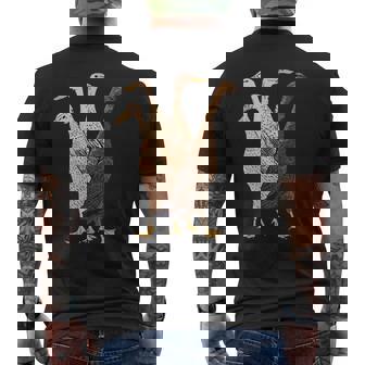 Canard De Course Indien T-shirt imprimé au dos - Cadeauxyz