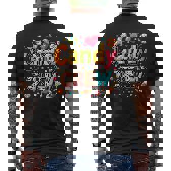 Candy Party Crew Lover Cute Halloween Trick Or Treat Outfit Men's T-shirt Back Print | Mazezy