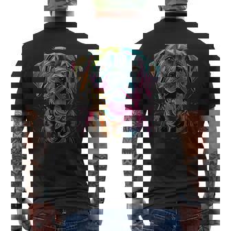 Cane Corso Perro Dueño Dibujos Animados Con Un Cane Corso Camiseta Hombre Estampado Espalda - Regaloses