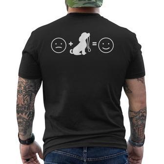 Cane Divertente Concritta In Lingua Inglese Il Proprietario Di Cani È Un Regalo T-shirt da uomo con stampa posteriore - Novitaregali