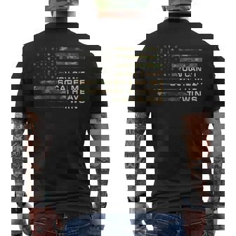 You Can’T Scare Me I Have Twins Father's Day Twin Dad Men's T-shirt Back Print - Monsterry