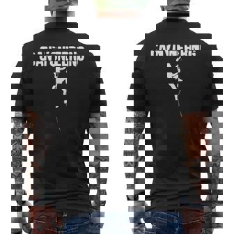 Canyoneering Lettering Canyon Canyoneer Canyoning Men's Back Print T-Shirt | Mazezy