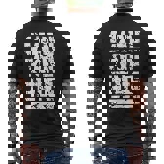 Canyoning Canyon Canyoneering Canyoneer Climber Men's Back Print T-Shirt | Mazezy