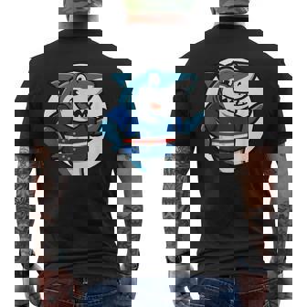 Cap-Vert Drapeau Requin Drôle Cap-Verdien T-shirt imprimé au dos - Cadeauxyz