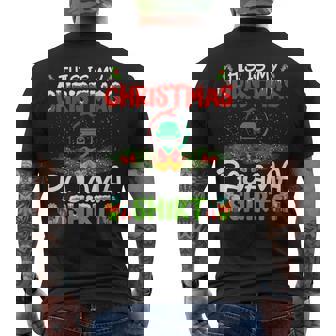 Car Vehicle Restoration Xmas Pajama Shirt Christmas Holiday Men's Back Print T-Shirt | Mazezy