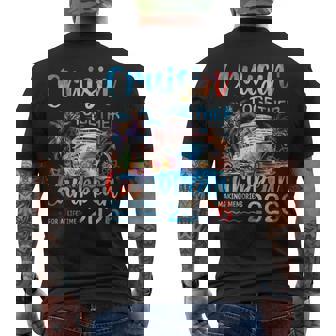 Caribbean Cruise 2026 Family Vacation Cruisin’ Together Men's T-shirt Back Print - Thegiftio