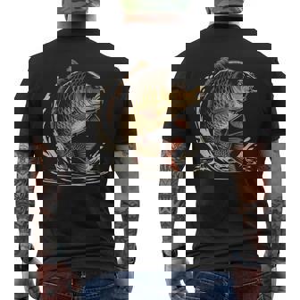 Carpe Commune Pêche Cadeau Pêcheur Poisson T-shirt imprimé au dos - Cadeauxyz