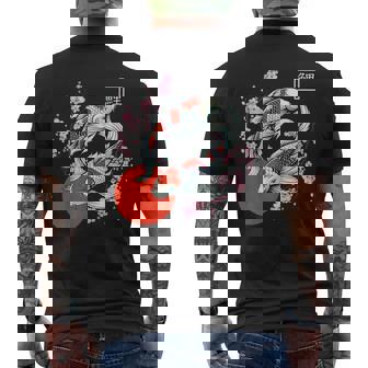 Carpe Koi Japonaise Nishikigoi Poisson Fleur De Cerisierakura T-shirt imprimé au dos - Cadeauxyz