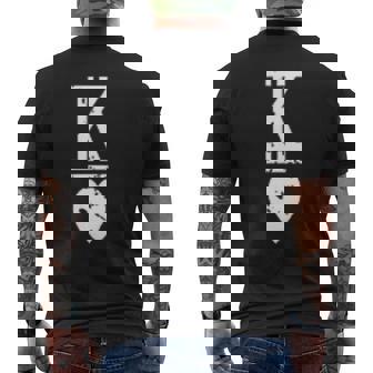 Carte Du Roi En Forme De Cœur En Blanc T-shirt imprimé au dos - Cadeauxyz