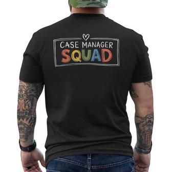 Case Manager Squad Men's T-shirt Back Print - Thegiftio UK