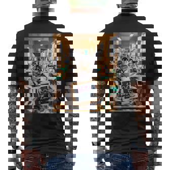 Cat Selfie 100 Days Of School For Cat Lovers And Cat Men's T-shirt Back Print | Seseable FR