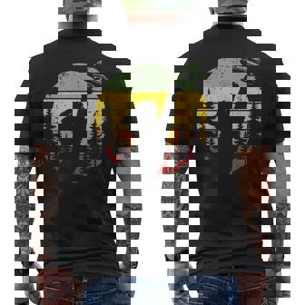 Cat Ufo Alien Spaceship Vintage Space Humor Men's T-shirt Back Print | Seseable FR