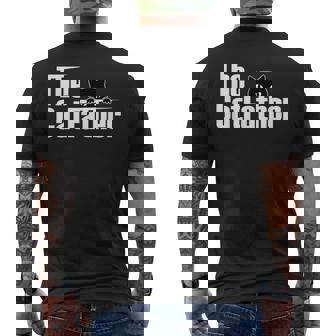 The Catfather Cute Cat Father Men's T-shirt Back Print - Thegiftio