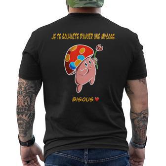 Champignon Rigolo T-shirt imprimé au dos - Cadeauxyz