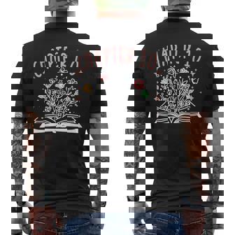 Chapter 10Th Birthday Bookworm 10 Years Old For Book Loves Men's T-shirt Back Print | Mazezy