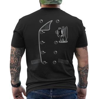 Chaqueta De Chef Uniforme Divertido Cocinero Cocinero Chef Cocina Culinaria Camiseta Hombre Estampado Espalda - Regaloses