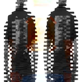 Char Militaire Chat Drôle Pro Gun Patriotic Humour Lovers T-shirt imprimé au dos - Cadeauxyz