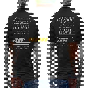 Chargement De Flamme En Cours Progression Barr T-shirt imprimé au dos - Cadeauxyz