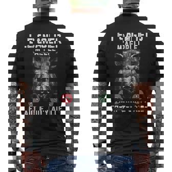 Chasseanglier Chasseur Homme Humour Rigolo T-shirt imprimé au dos - Cadeauxyz