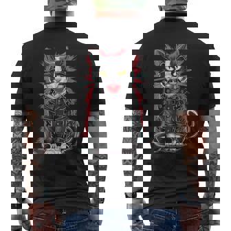 Chat Bondage Bdsm Et Domination Pour Adepte De Fétichiste T-shirt imprimé au dos - Cadeauxyz